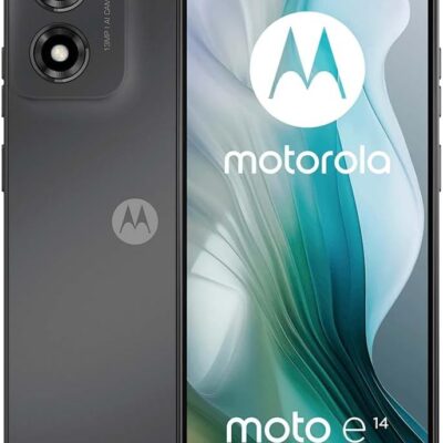 Motorola Moto E14 XT2421-12 Dual Sim | 2GB Ram + 64GB Storage | GSM Factory Unlocked | International Model - (Gray)