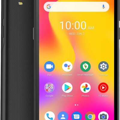 TCL A30 Unlocked Smartphone with 5.5" HD+ Display, 8MP Rear Camera, 32GB+3GB RAM, 3000mAh Battery, Android 11, Prime Black (Renewed)